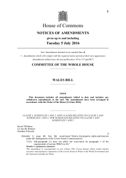 House of Commons - Publications.Parliament