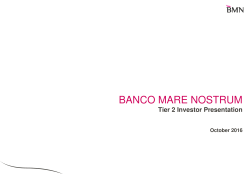 BANCO MARE NOSTRUM
