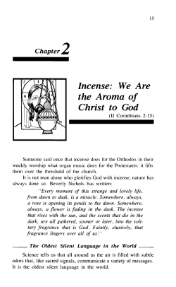 Incense &ndash; We are the Aroma of Christ