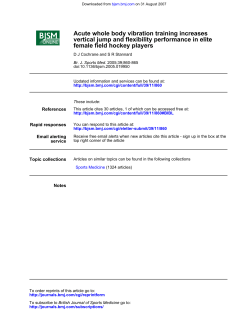 WBV 26hz Vertical Jump