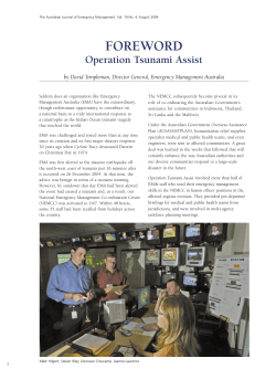 PDF - Australian Journal of Emergency Management
