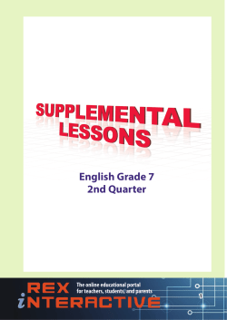 2nd Quarter Grade 7