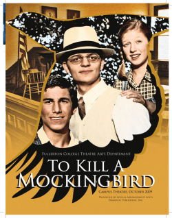 To Kill a Mockingbird - Program - October 2009