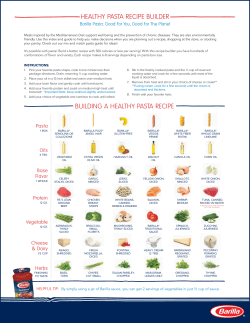 Pasta Recipe Builder - Barilla Pasta Recipes