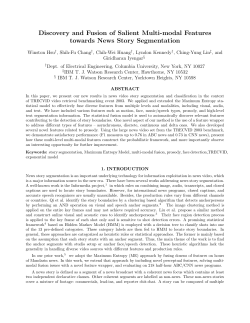 Discovery and Fusion of Salient Multi-modal