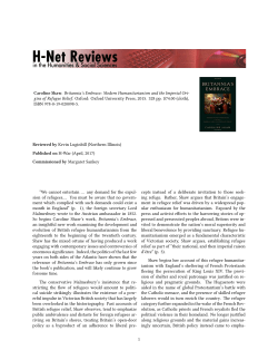 Untitled [Kevin Luginbill on Britannia`s Embrace: Modern - H-Net