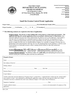 DEPARTMENT OF PLANNING AND DEVELOPMENT Small Site