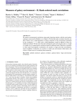 Measures of galaxy environment &ndash; II. Rank
