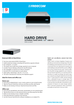 hard drive - PRO TECHnology