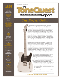 Fred Stuart in the May 2006 Tone Quest Report