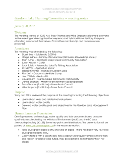 January 20, 2015 - Fraser Basin Council