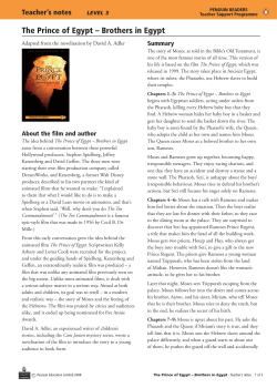 The Prince of Egypt &ndash; Brothers in Egypt