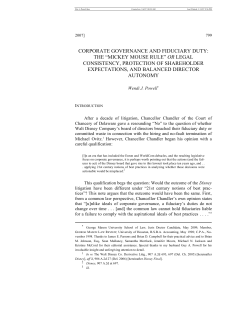 mickey mouse rule - George Mason Law Review