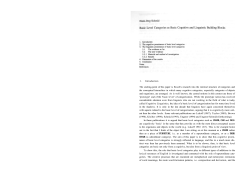 1. Introduction The starting-point of this paper is Rosch`s research