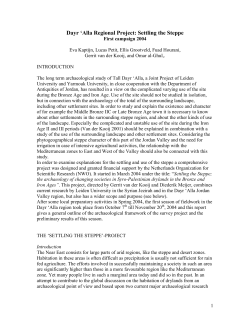 The archaeology of changing societies in the Iron Age, Eastern