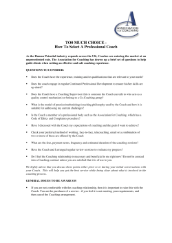 TO0 MUCH CHOICE - How To Select A