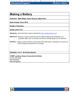 Making a Battery
