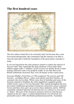 The first hundred years - The Australian Monarchist League