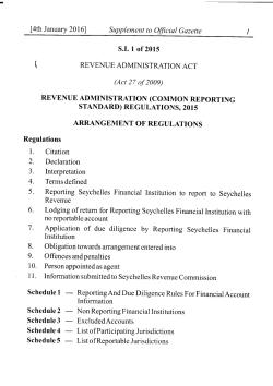 nEVENUE ADMINISTRATIoN ACT REVENUE ADMINISTRATION
