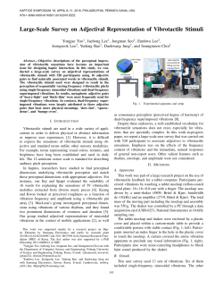 Large-Scale Survey on Adjectival Representation of Vibrotactile