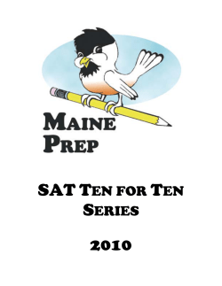 sat ten for ten series