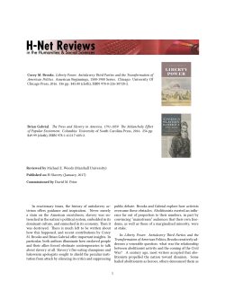 Untitled [Michael Woods on Liberty Power: Antislavery Third - H-Net