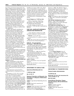 Federal Register/Vol. 65, No. 12/Wednesday, January 19