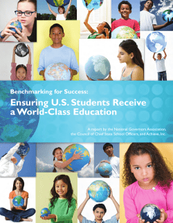Ensuring U.S. Students Receive a World