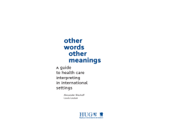 Other words other meanings