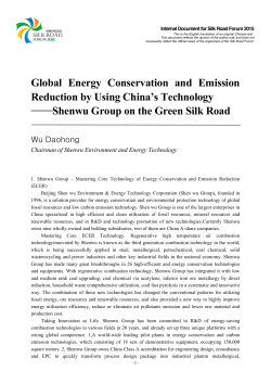Global Energy Conservation and Emission Reduction by Using