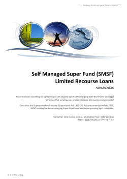 Self Managed Super Fund (SMSF) Limited