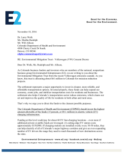 action alert - Environmental Entrepreneurs