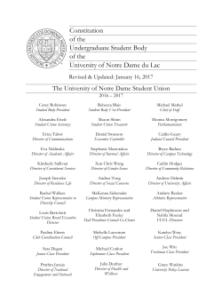 Constitution of the Undergraduate Student Body of the University of