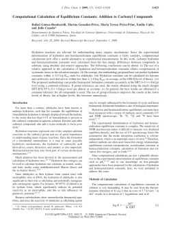 Computational Calculation of Equilibrium Constants
