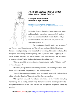 face hanging like a star - AlternaCtive PublicaCtions