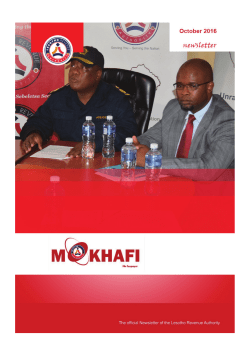 LRA Newsletter October 2016