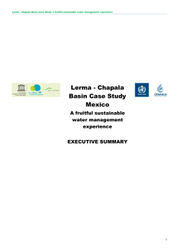 Lerma - Chapala Basin Case Study