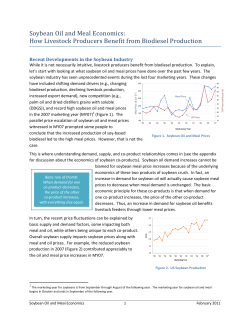 Soybean Oil and Meal Economics: How