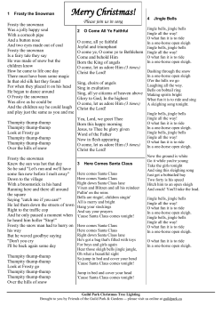the lyrics sheet in PDF format