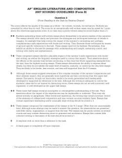 Sample Responses Q2 - AP Central