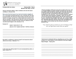 Sermon Notes - Clinton Community Church