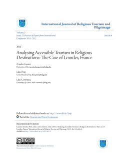 Analysing Accessible Tourism in Religious Destinations