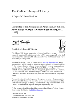 Select Essays in Anglo-American Legal History, vol. 1