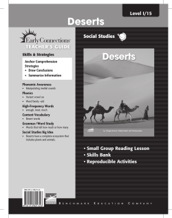 Deserts