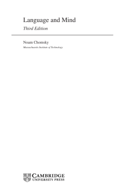 Form and meaning in natural languages