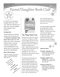 Parent/Daughter Book Club