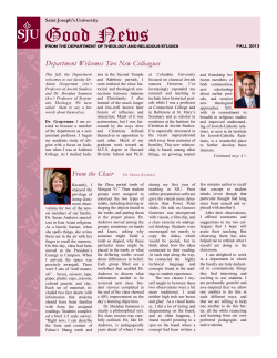 Good News - SJU Sites - Saint Joseph`s University