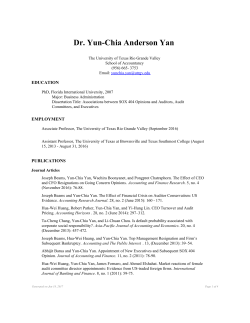 CV - University of Texas Rio Grande Valley