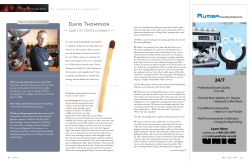 David Thompson - Dark City Coffee