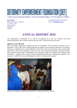 ANNUAL REPORT 2010